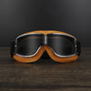 Vintage Leather Motorcycle Goggles