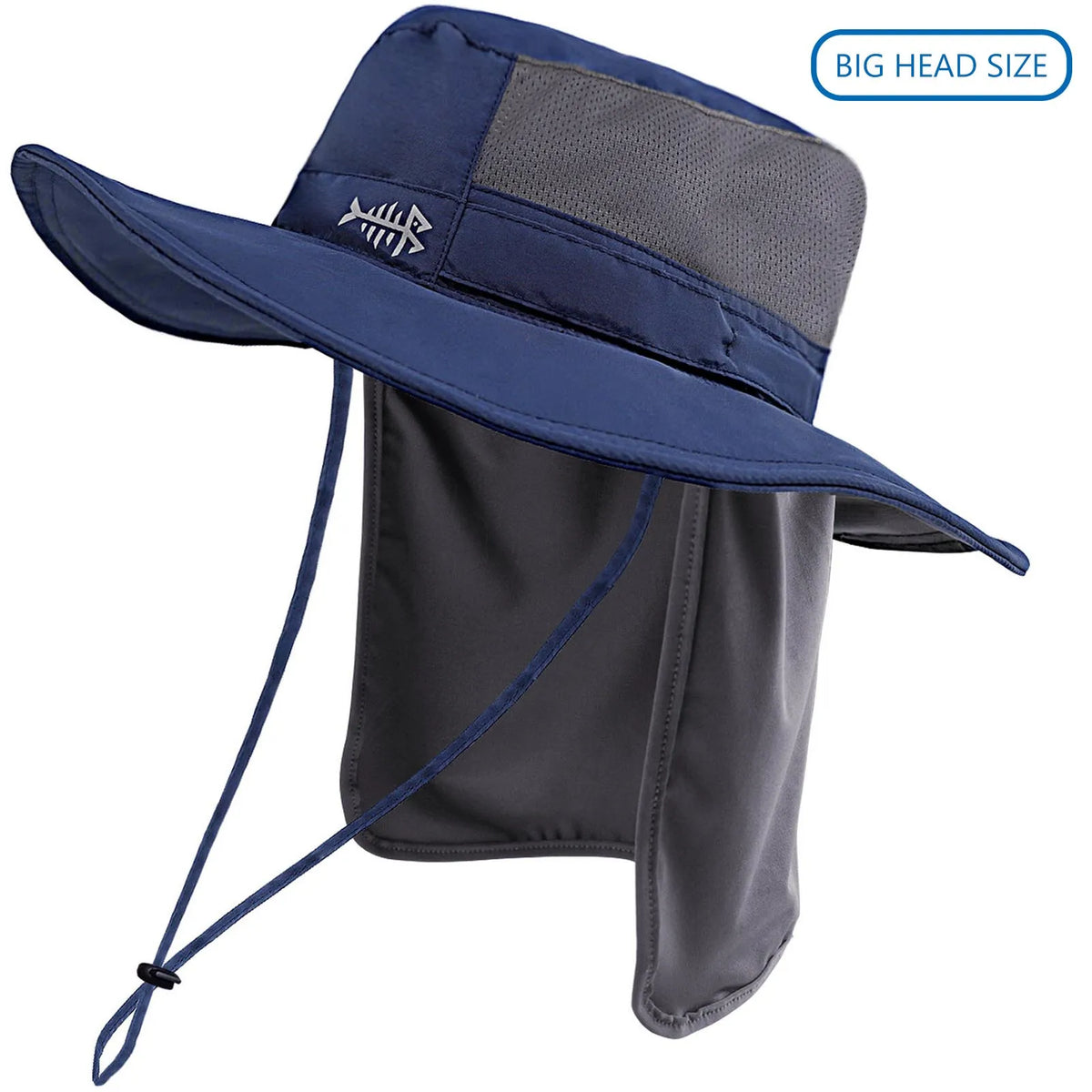 UPF 50+ Sun Protection Bucket Hat with Detachable Neck Flap