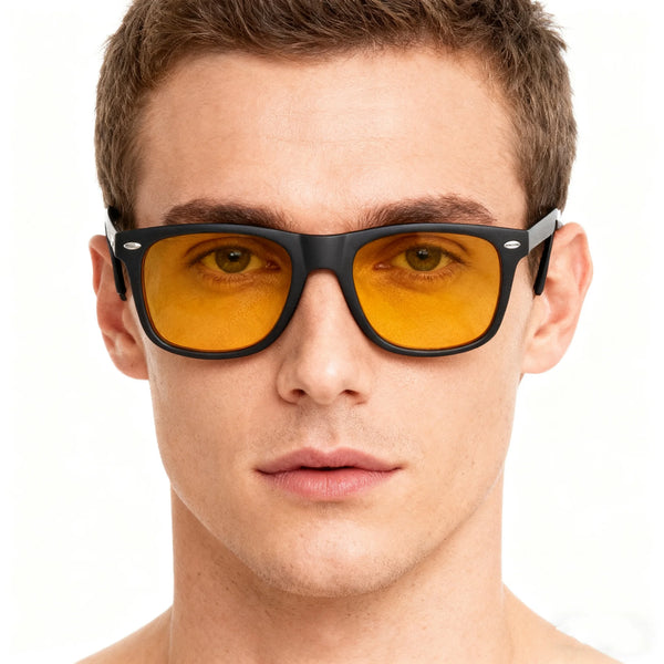 Square Blue Light Blocking Glasses for Men and Women