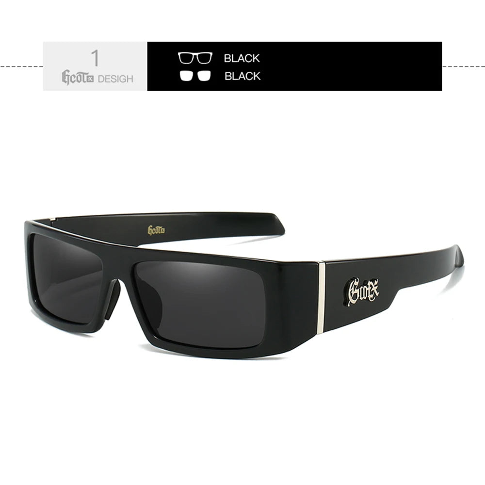 Polarized Rectangle Sunglasses for Men and Women
