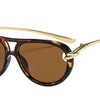 Elegant Knot Double Beam Pilot Sunglasses