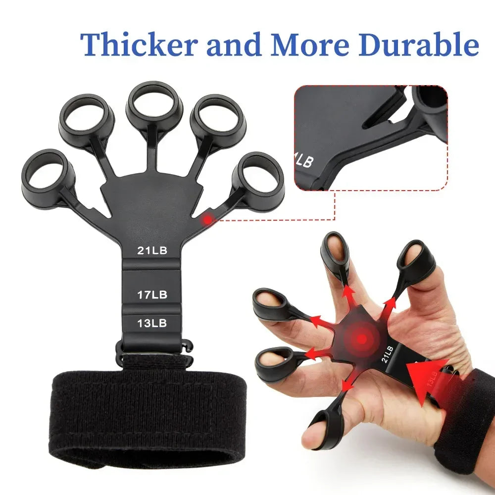 Silicone Finger Exerciser for Hand Strength & Recovery