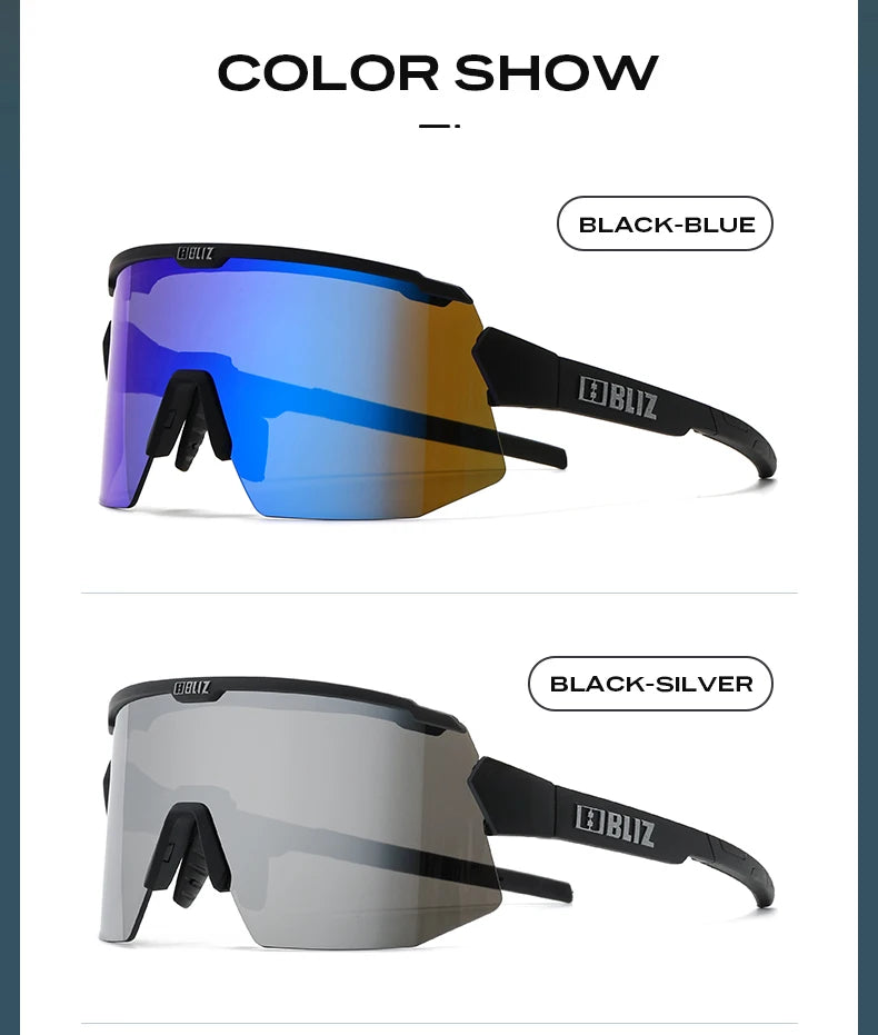 Breeze Cycling Sunglasses with 2 Interchangeable HD Lenses