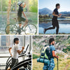 Moisture-Wicking Cycling Headband with Sun Protection