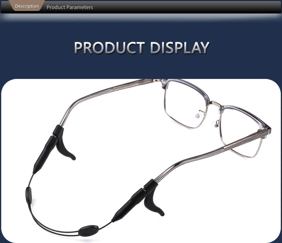 Anti-Slip Silicone Glasses Retainer Strap