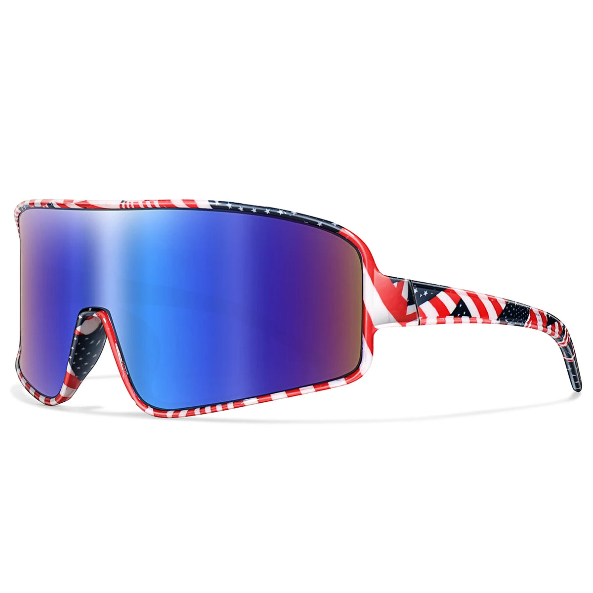 Oversized Windproof Sports Sunglasses with UV400 Protection