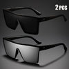 Oversized One-Piece Sunglasses for Men and Women