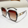Oversized Square Sunglasses with Gradient Lenses
