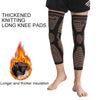 Black knee compression sleeves with copper ion infusion for longer and thicker insulation