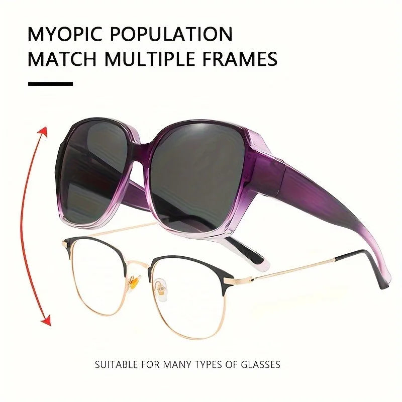 Polarized Fit-Over Sunglasses for Prescription Eyewear