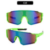 UV400 Cycling Sunglasses with Blue Mirror Lens
