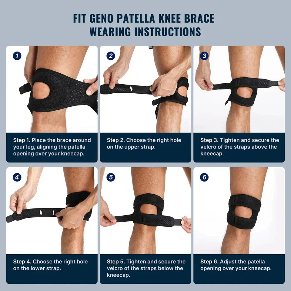 Knee Compression Sleeve with Silicone Patella Support