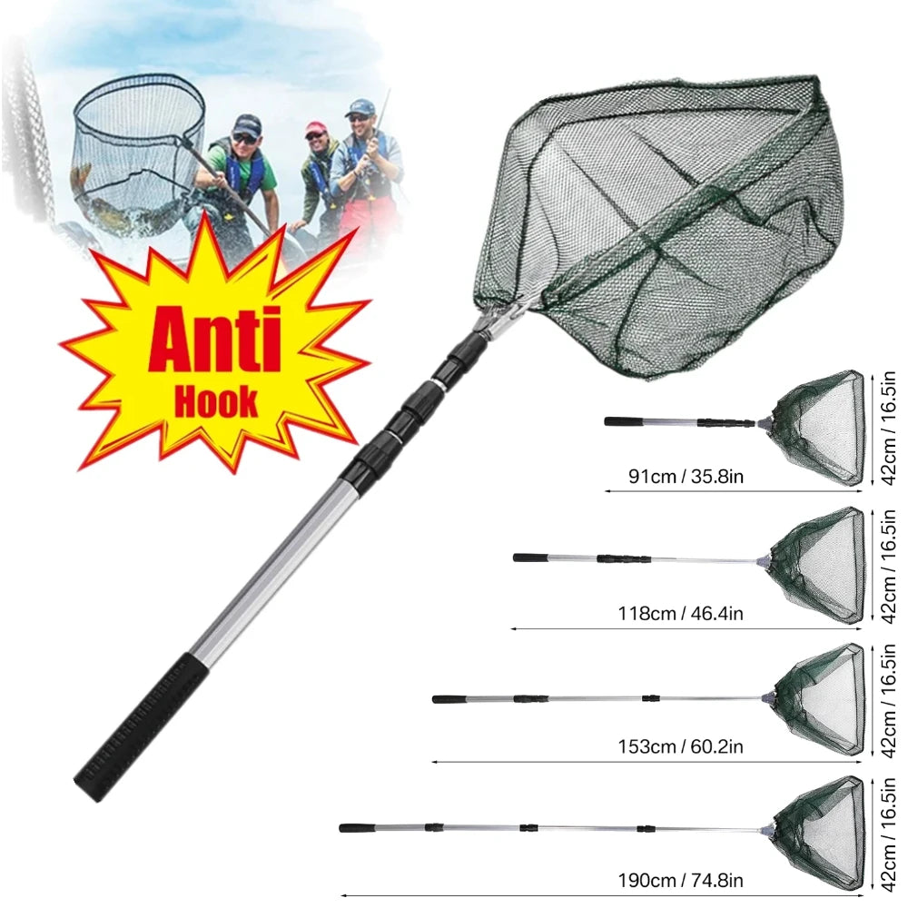 Aluminum Alloy Telescoping Fishing Landing Net