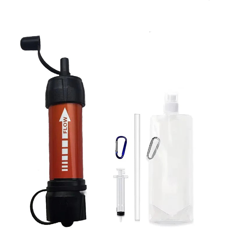 Portable Water Purifier for Hiking and Emergency Use