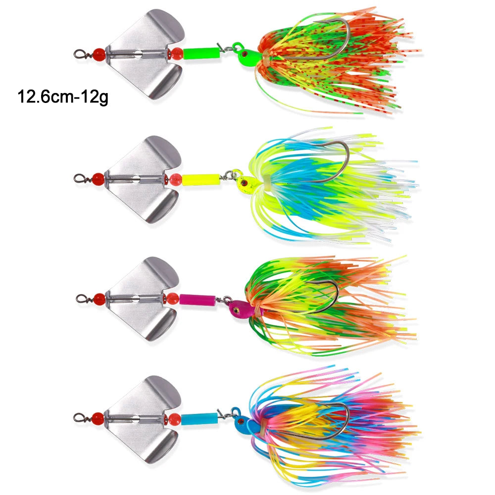 Chatterbait Spinnerbait Lure for Bass, Pike & Walleye