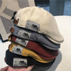 Classic Cotton Beret Hat – Vintage Ivy Cap for Men & Women