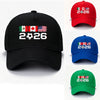 North America Flag Adjustable Baseball Cap