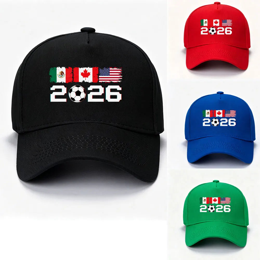 North America Flag Adjustable Baseball Cap