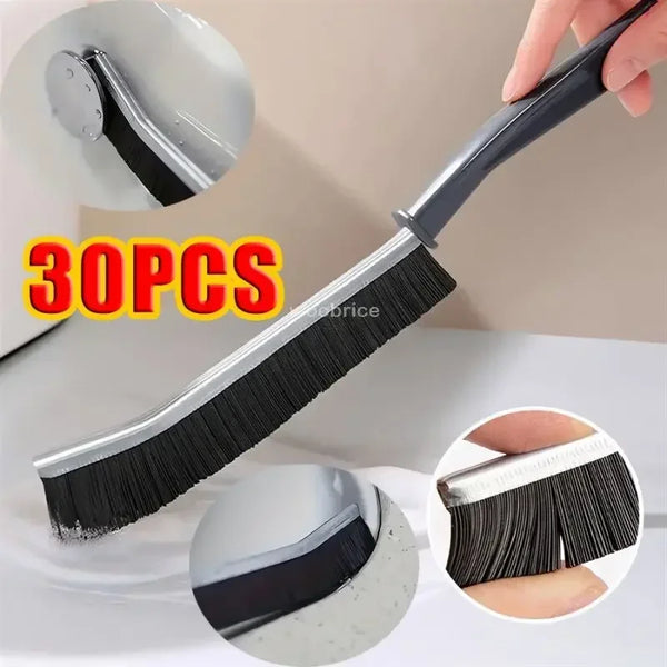 A set of 30 hard bristle crevice cleaning brushes used for grout and cracks.