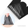 Black S-pattern hot melt adhesive kinesiology tape for foot and joint support