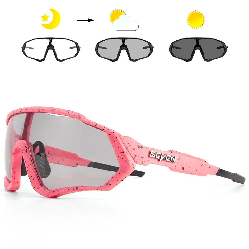 Photochromic Cycling Sunglasses with UV400 Protection