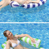 Striped Inflatable Pool Hammock for Adults