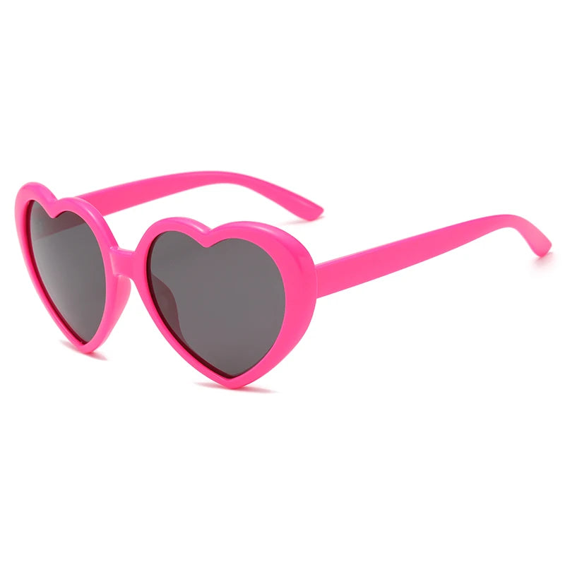Polarized Heart-Shaped Sunglasses with UV Protection