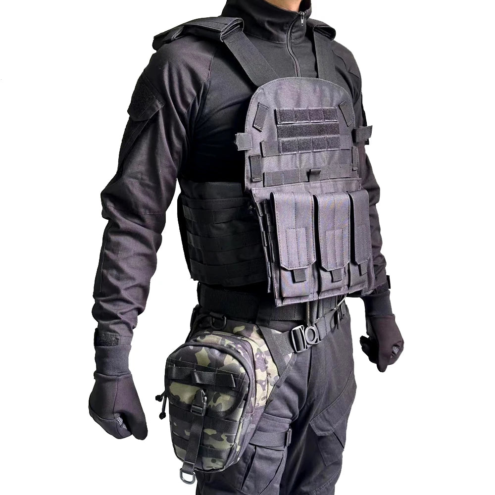 Camo Tactical Waist Pack with Adjustable Strap