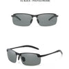 Photochromic Polarized Sunglasses with Alloy Frame