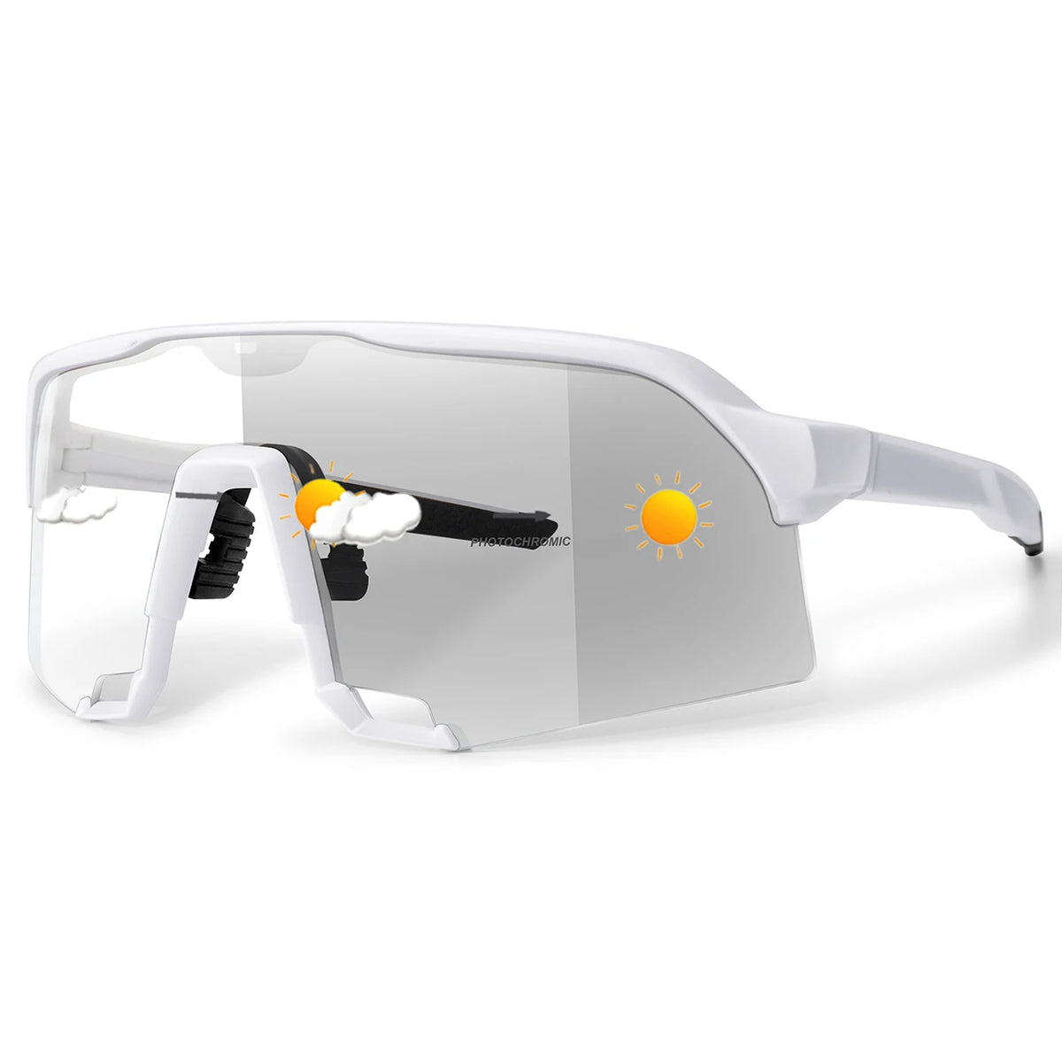 Photochromic Cycling Sunglasses with UV Protection