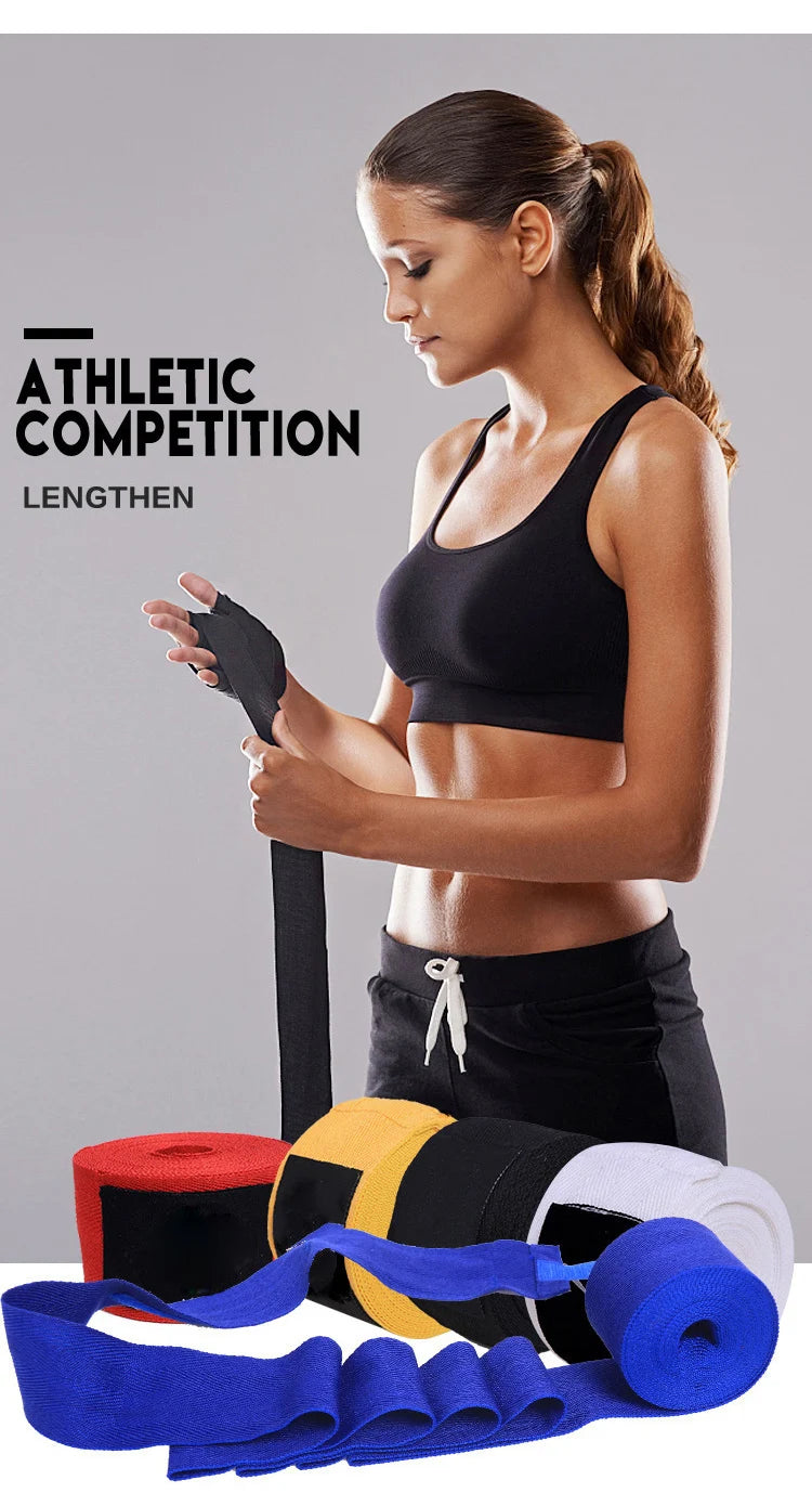 Cotton Boxing Hand Wraps for MMA, Kickboxing & Muay Thai
