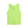 A lime green breathable mesh soccer training vest.