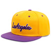 Embroidered Los Angeles Baseball Cap with Adjustable Snapback Closure