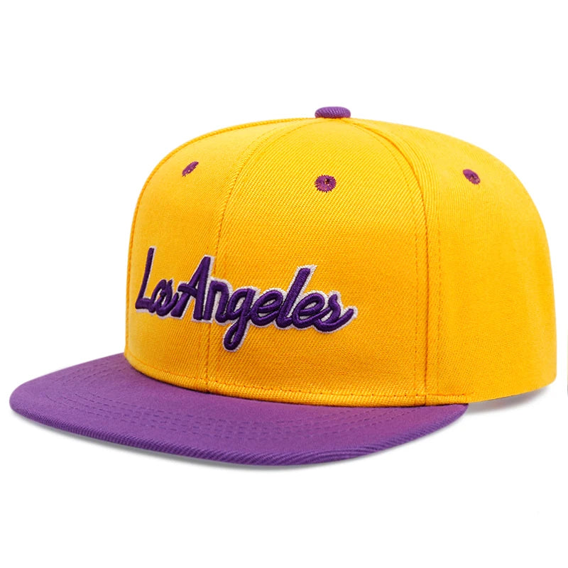 Embroidered Los Angeles Baseball Cap with Adjustable Snapback Closure