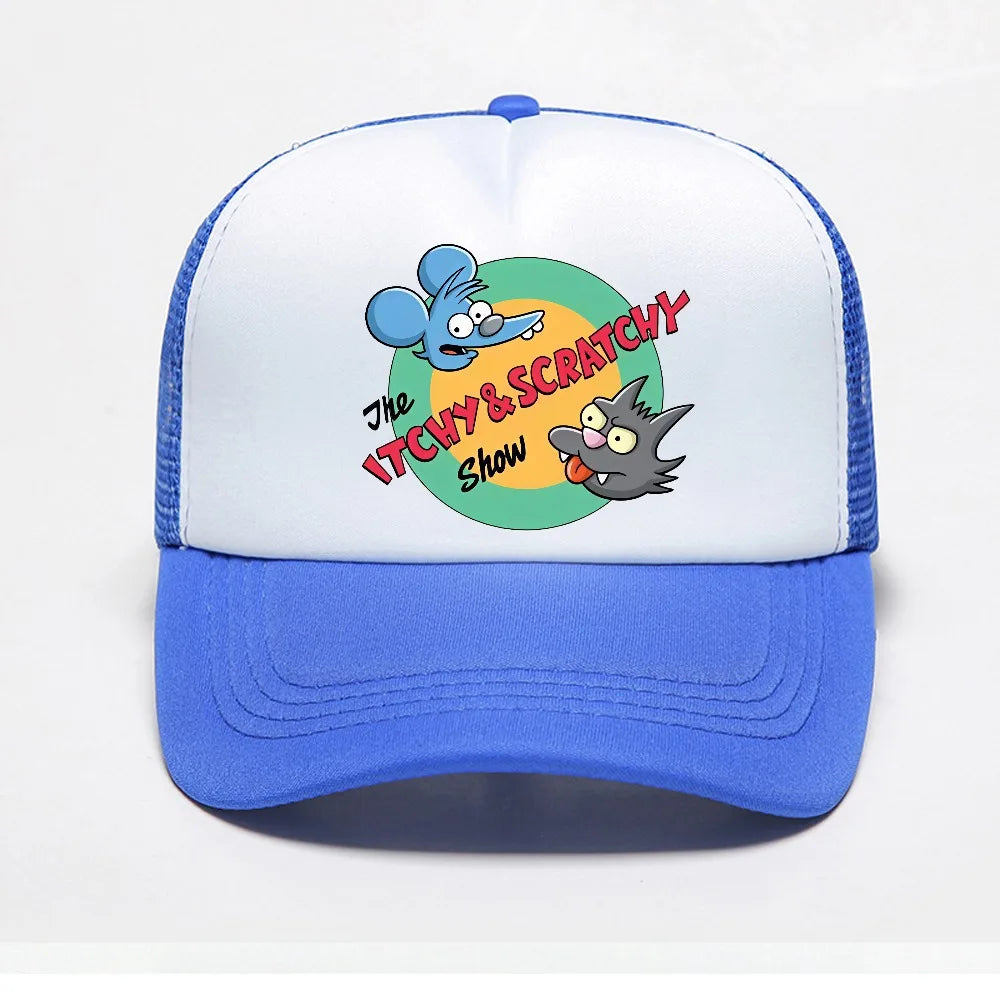Breathable Mesh Trucker Hat with Adjustable Strap