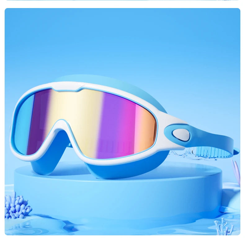 Kids Anti-Fog Swim Goggles with UV Protection