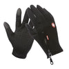 Touchscreen Warm Winter Gloves with Zipper Closure