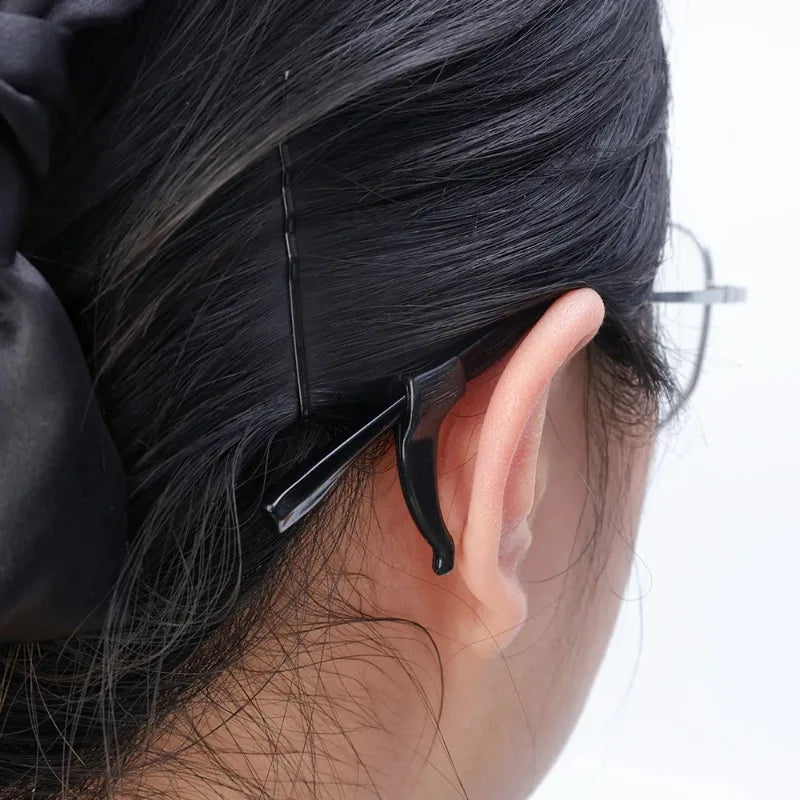 Silicone Anti-Slip Glasses Ear Hooks – Ergonomic Eyewear Grips