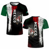 Black t-shirt featuring a graphic design with the Mexican flag colors and an eagle motif.