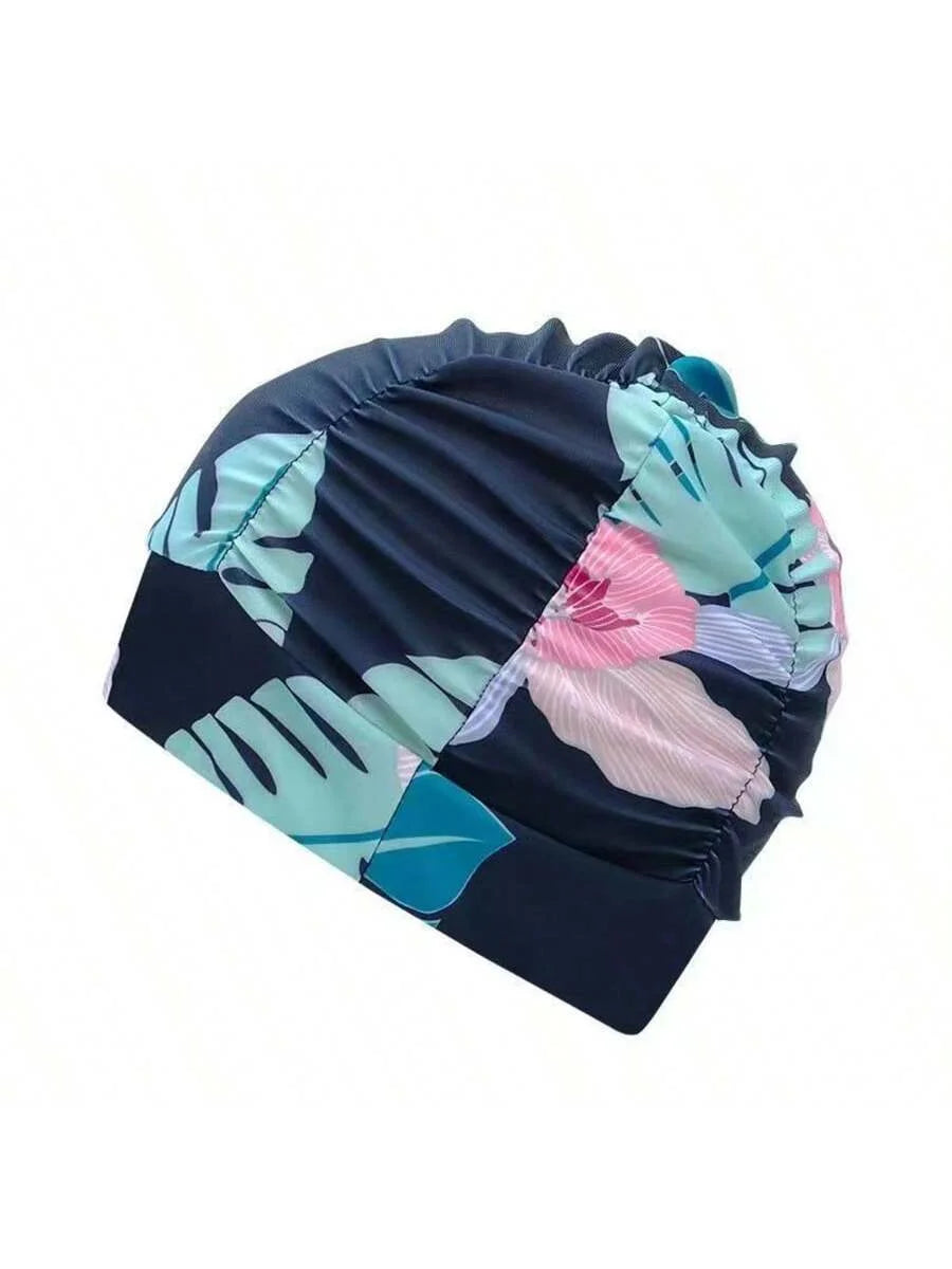 Comfortable Long Hair Swimming Cap with Ear Protection