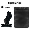 A black bag containing 30 pieces of nose strips for anti-snoring.