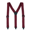 Airport-Friendly Y-Back Suspenders with Plastic Clips
