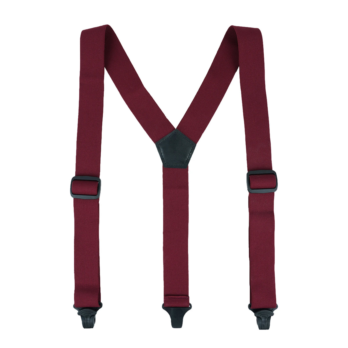 Airport-Friendly Y-Back Suspenders with Plastic Clips