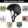 Multi-Sport Skateboard Helmet with Adjustable Fit