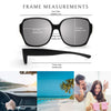 Wrap-Around Sunglasses with UV400 Protection for Men and Women
