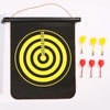 Double-Sided Magnetic Dartboard Set with 4 or 6 Darts
