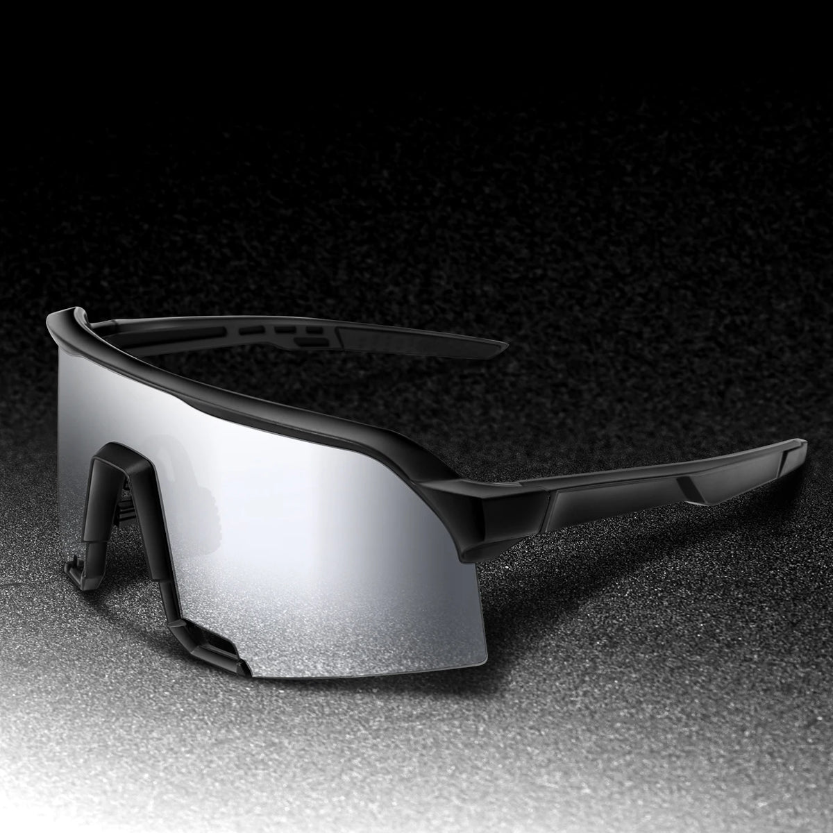 Oversized Windproof Sports Sunglasses with UV400 Protection
