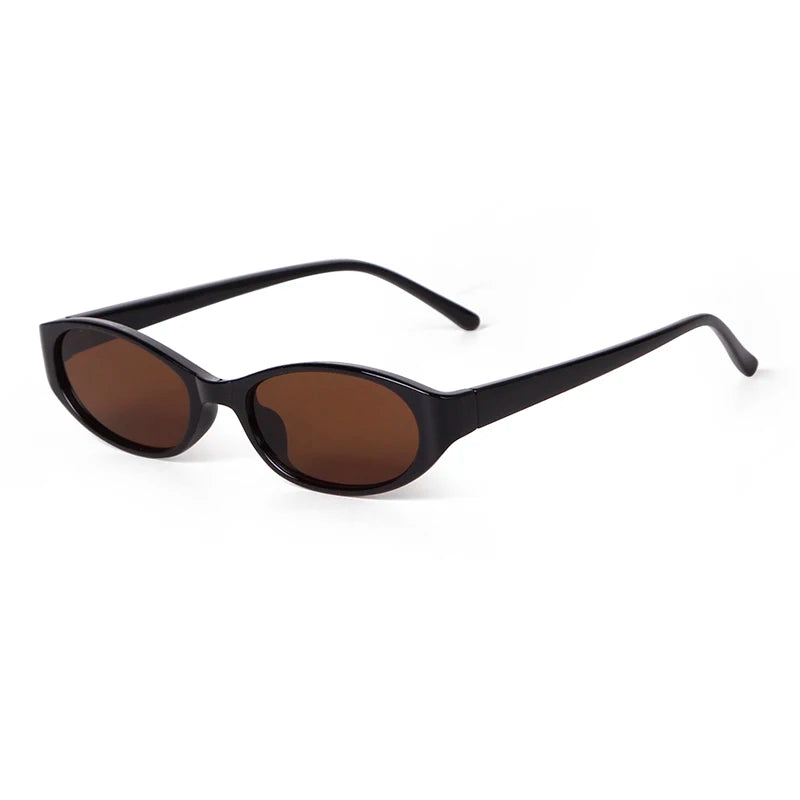 Retro Tortoiseshell Oval Sunglasses