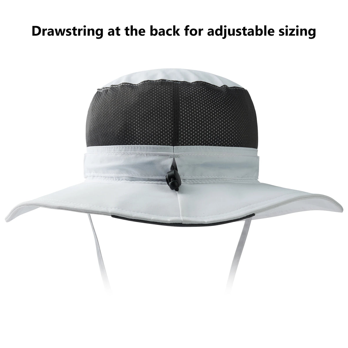 UPF 50+ Sun Protection Bucket Hat with Detachable Neck Flap