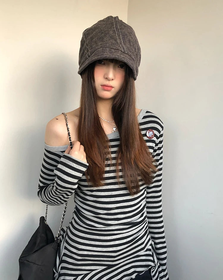Retro Knit Fisherman Beanie for Women – Warm & Comfortable Winter Hat